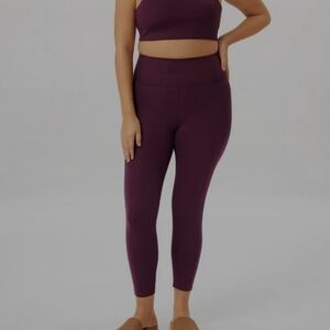 Girlfriend Collective Small Plum Compressive High Rise Leggings